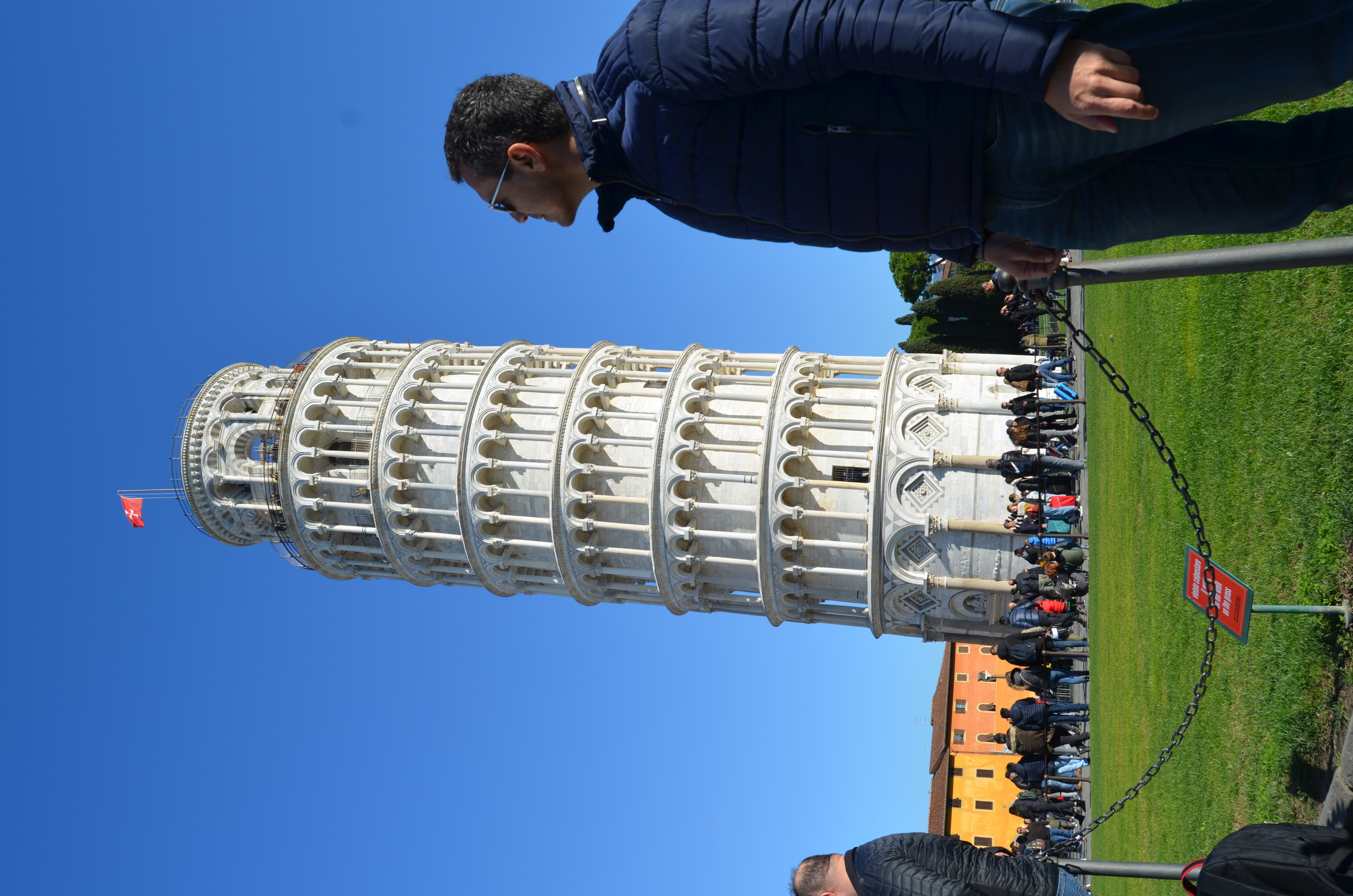 La inclinada Torre de Pisa